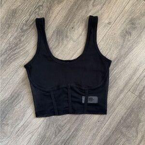 Aeropostale Black Mesh Crop Bralette